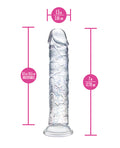 Naturally Yours Blush Naturally Yours - Glamor - Sparkling Clear Dildo - Image 3