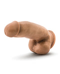 Dr. Skin Blush Dr. Skin Silicone Dr. Samuel 7" Dildo w/Balls - Mocha - Image 3