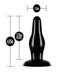 Anal Adventures Blush Anal Adventures Pleasure Plug - Black - Image 4