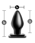 Anal Adventures Blush Anal Adventures XXL Plug - Black - Image 5