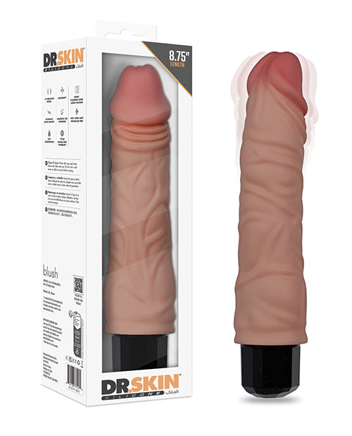 Not Regular Toys Blush Dr. Skin Dr. Hunt 8.75" Vibrating Dildo - Beige