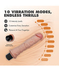 Not Regular Toys Blush Dr. Skin Dr. Webber 9.75" Vibrating Dildo - Image 5