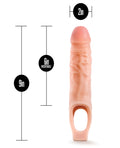Performance Plus Blush Performance Plus 9" Silicone Cock Sheath Penis Extender - Flesh - Image 3