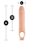 Performance Plus Blush Performance Plus 10" Silicone Cock Sheath Penis Extender - Flesh - Image 3