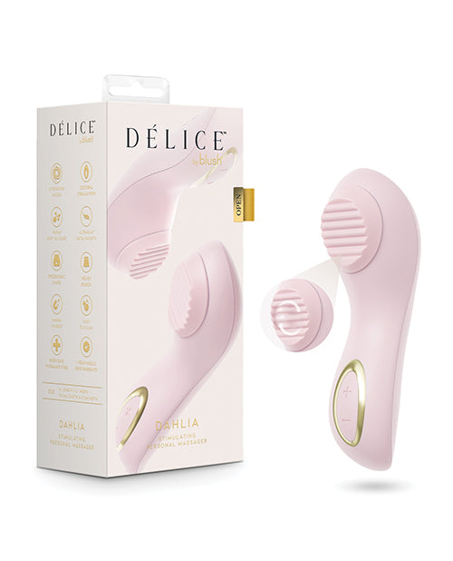 Not Regular Toys Blush Dahlia Rotating Stimulating Personal Massager - Pink