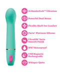 Aria Aria - Flirty AF 2.0 - Rechargeable Vibe - Teal - Image 5