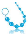 B Yours Blush B Yours Basic Anal Beads - Blue - Image 2