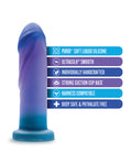 Avant Blush Avant Midnight Rendezvous Silicone Dildo - Ocean Blue - Image 5