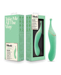 Blush Novelties Blush Stella 7 Inch Dual-Ended Clitoral G-Spot Vibrating Wand With Precision Stimulation - Green
