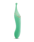 Blush Novelties Blush Stella 7 Inch Dual-Ended Clitoral G-Spot Vibrating Wand With Precision Stimulation - Green - Image 2