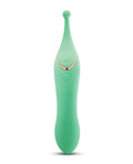 Blush Novelties Blush Stella 7 Inch Dual-Ended Clitoral G-Spot Vibrating Wand With Precision Stimulation - Green - Image 3