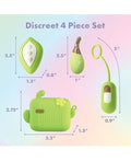 Play With Me Blush Play With Me Blooming Bliss Remote Controlled Vibrating Kit - Green - Image 2
