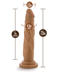 Dr. Skin Blush Dr. Skin Realistic Cock Basic 7.5" - Mocha - Image 4
