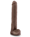Au Naturel Blush Au Naturel Daddy 14" Sensa Feel Dual Density Dong w/Suction Cup - Chocolate