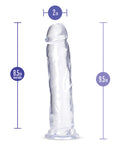 B Yours Plus Blush B Yours Plus 9" Thrill n Drill - Clear - Image 4