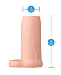 Not Regular Toys Blush Performance 3.5" Enhancement Sleeve - Beige - Image 5