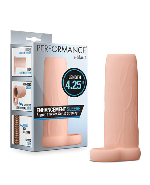 Not Regular Toys Blush Performance 4.25" Enhancement Sleeve - Beige
