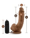 Coverboy Blush Coverboy The Boxer 9" Vibrating Realistic Cock - Mocha - Image 4