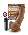 Coverboy Blush Coverboy The Boxer 9" Vibrating Realistic Cock - Mocha - Image 5