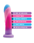 Avant Blush Avant Borealis Dreams Silicone Dildo - Cotton Candy - Image 5