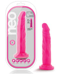 Neo Blush Neo 7.5" Dual Density Cock - Neon Pink