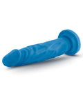 Neo Blush Neo Dual Density 7.5" Cock - Neon Blue - Image 3