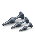 Anal Adventures Blush Anal Adventures Matrix Genesis Plug Kit - Silver - Image 3