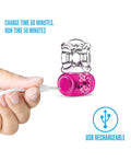 Play With Me Blush Play With Me - Pleaser Rechargeable C-Ring - Pink - Image 5
