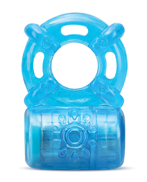 Stay Hard Blush Stay Hard Rechargeable 5 Function Cock Ring - Blue