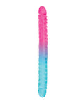 Not Regular Toys Blush B Yours 18" XX Large Double Dong Candy Papi - Multi Colors - Image 2