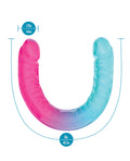 Not Regular Toys Blush B Yours 18" XX Large Double Dong Candy Papi - Multi Colors - Image 4