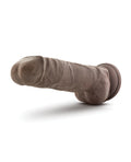 Au Naturel Blush Au Naturel 10" Big Boy Realistic Dildo w/Balls - Chocolate - Image 3