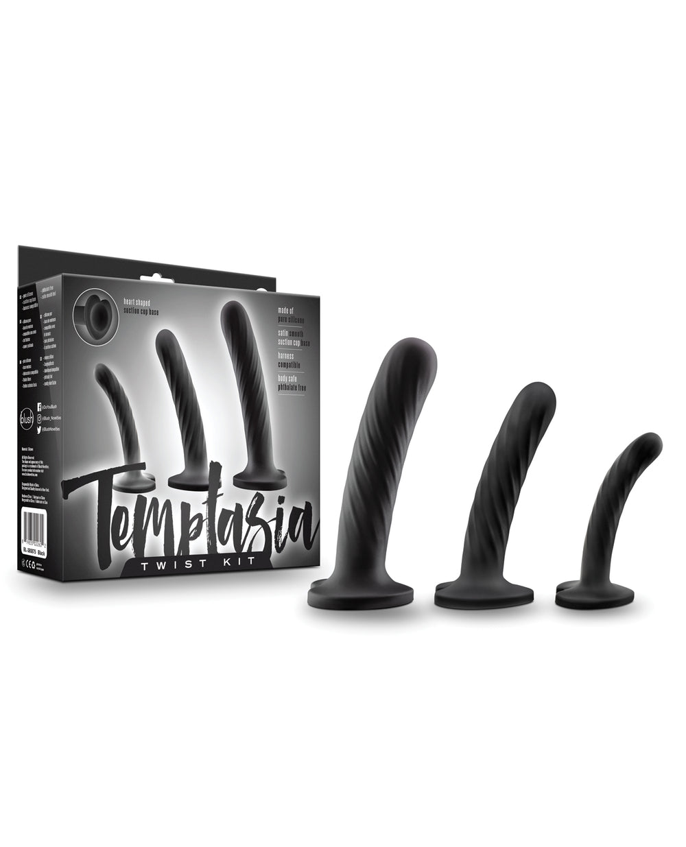 Temptasia Blush Temptasia Twist Kit - Black Set of 3
