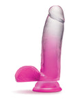B Yours Blush B Yours 7" Sugar Magnolia Dildo - Fuchsia - Image 3