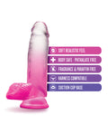 B Yours Blush B Yours 7" Sugar Magnolia Dildo - Fuchsia - Image 5