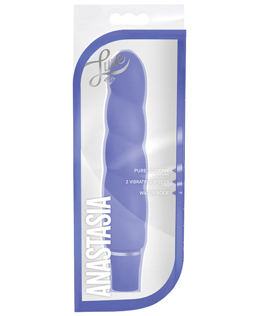 Luxe Blush Luxe Anastasia Silicone Vibrator - Periwinkle