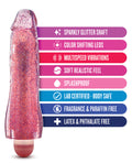 Glow Dicks Blush Glow Dicks Glitter Vibrator Molly - Pink - Image 5