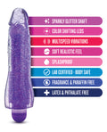 Glow Dicks Blush Glow Dicks Glitter Vibrator Molly - Purple - Image 5