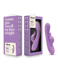 Blush Novelties Blush Evelyn Rabbit Vibrator - Purple