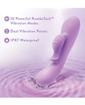 Blush Novelties Blush Evelyn Rabbit Vibrator - Purple - Image 4