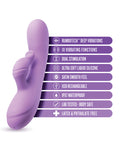 Blush Novelties Blush Evelyn Rabbit Vibrator - Purple - Image 5