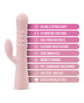 Blush Novelties Blush Jaymie Rabbit Vibrator - Pink - Image 4