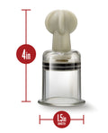 Temptasia Blush Temptasia Clit & Nipple Large Twist Suckers - Clear Set of 2 - Image 3