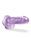 Naturally Yours Blush Naturally Yours 7" Crystalline Dildo - Amethyst - Image 3
