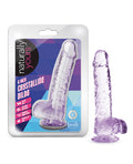 Naturally Yours Blush Naturally Yours 6" Crystalline Dildo - Amethyst