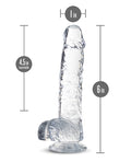 Naturally Yours Blush Naturally Yours 6" Crystalline Dildo - Diamond