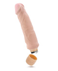 X5 Plus Blush X5 Plus Hard On Vibrating 9" Dildo - Beige - Image 5
