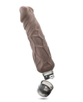 X5 Plus Blush X5 Plus Hard On Vibrating 9" Dildo - Brown - Image 4