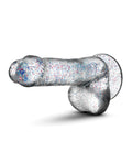 Naturally Yours Blush Naturally Yours 6" Glitter Cock - Sparkling Clear - Image 3