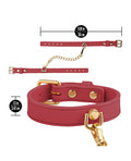 Not Regular Toys Blush Temptasia Ardor Wrist & Ankle Restraints - Red